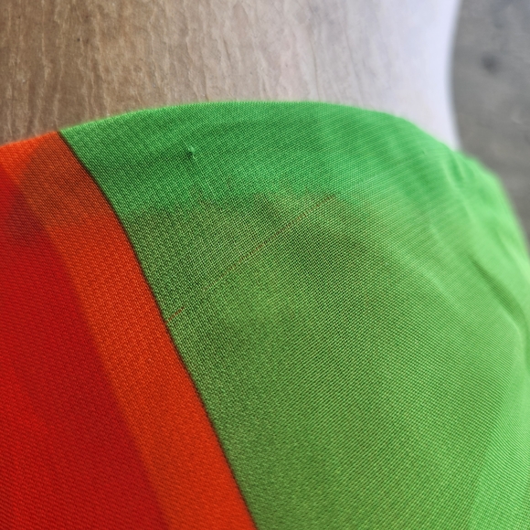 Ralph Lauren Asymmetrical Striped Skirt - - Picture 9 of 11